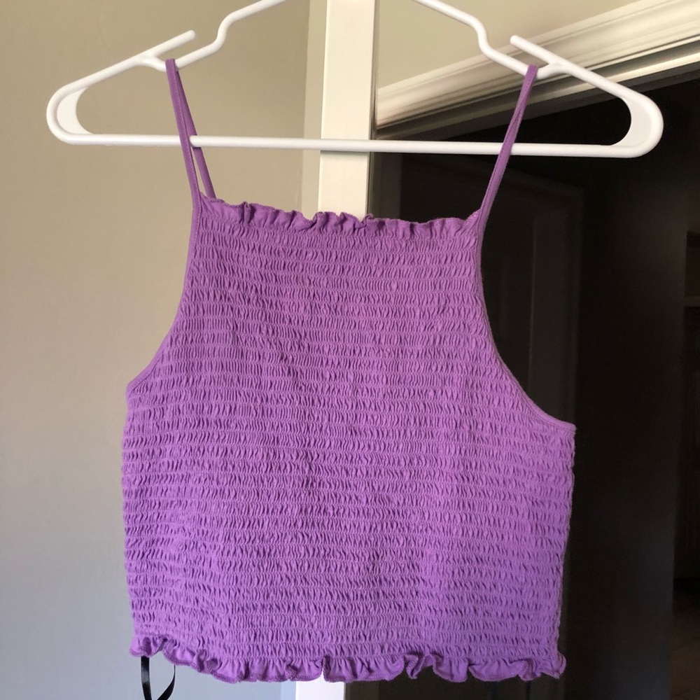 Purple Crop Top